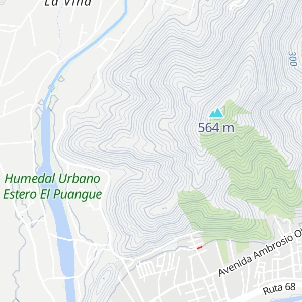 Map of Cerro El Parron