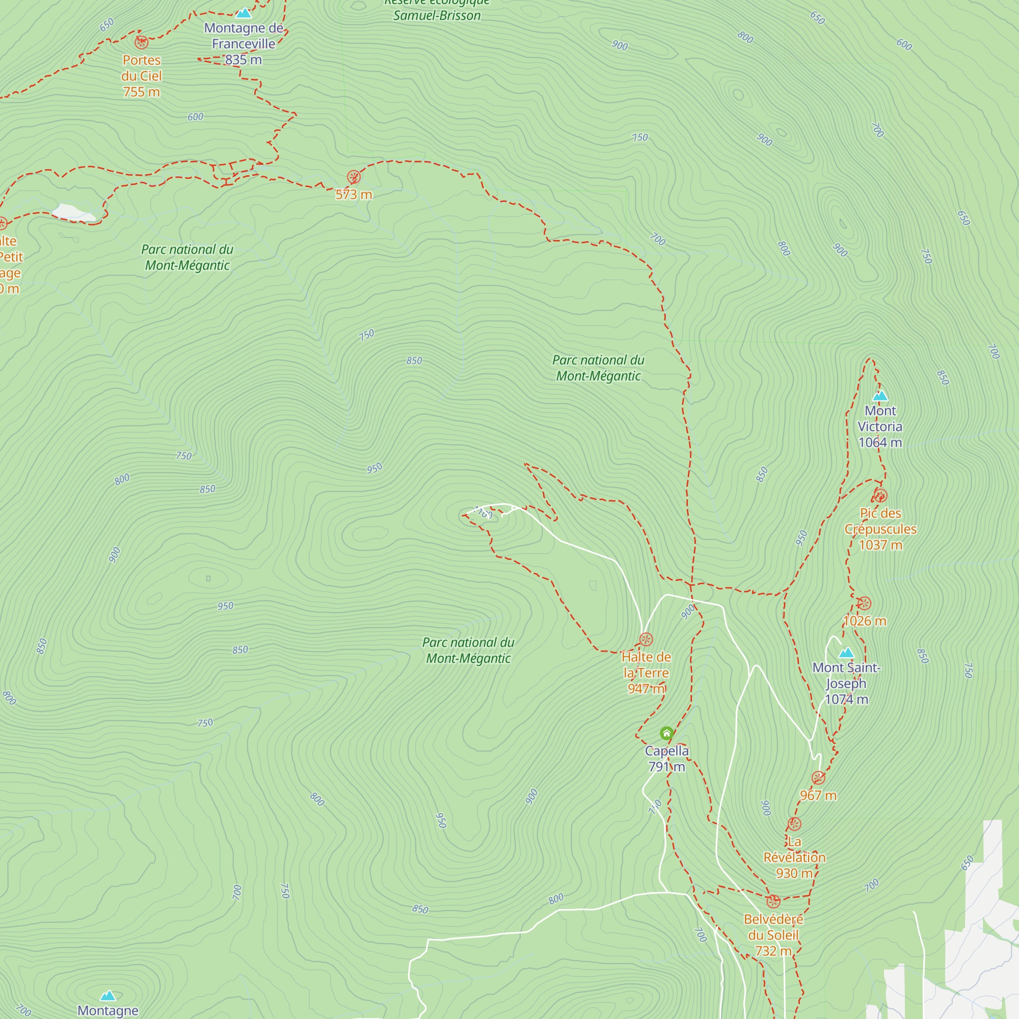 Refuge La Voie-Lactée map