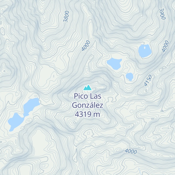 Map of Pico Las González