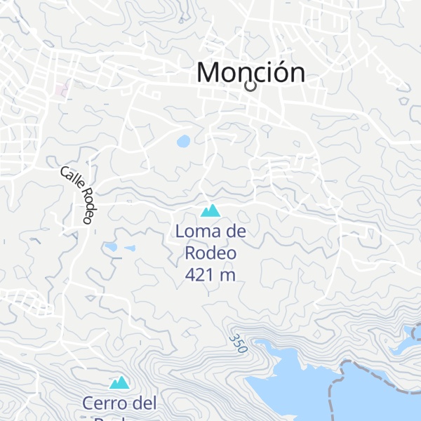 Map of Loma de Rodeo