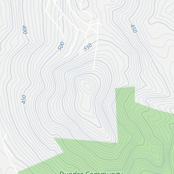 Map of Thorn Mountain