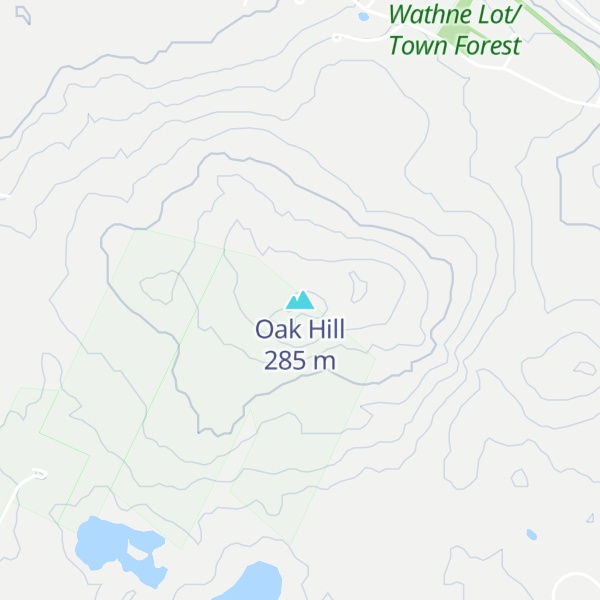 Map of Oak Hill