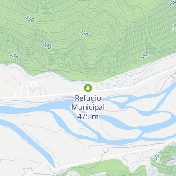 Map of Refugio Municipal