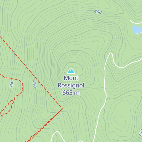 Map of Mont Rossignol