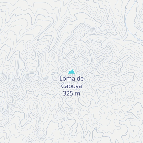 Map of Loma de Cabuya