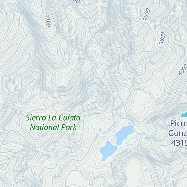 Map of Pico La Cuesta