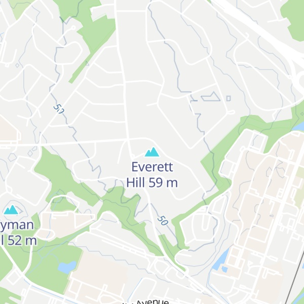 Map of Everett Hill
