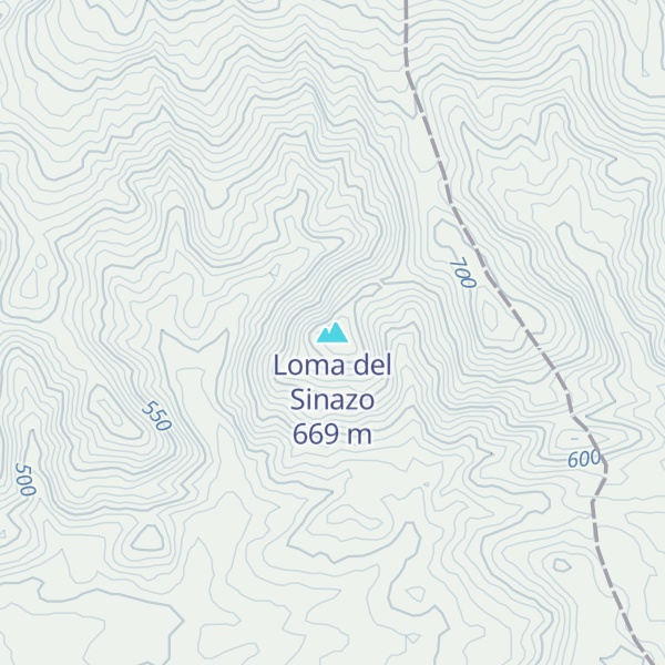 Map of Loma del Sinazo