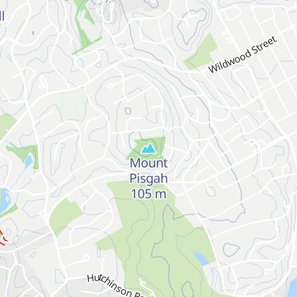 Map of Mount Pisgah