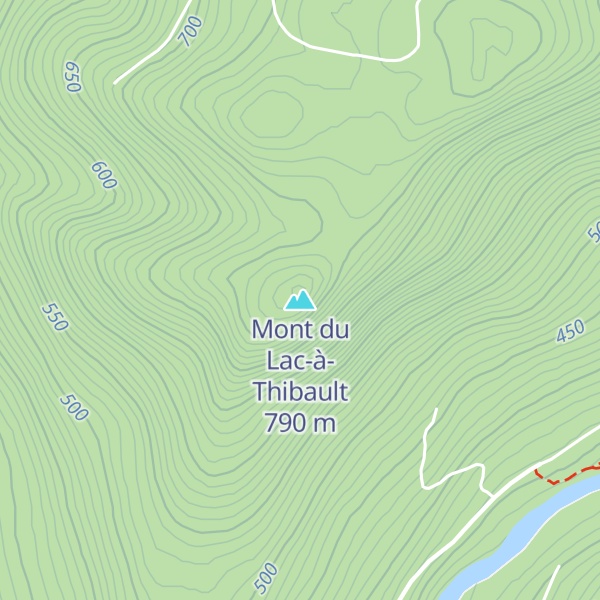 Map of Mont du Lac-à-Thibault