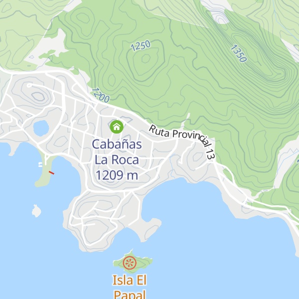 Map of Cabañas El Paso del Angel