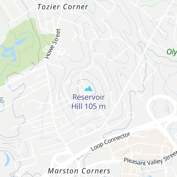 Map of Reservoir Hill