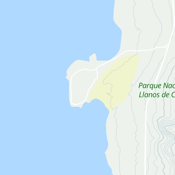 Map of Punta los Pozos