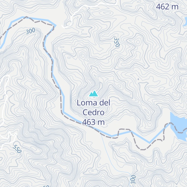 Map of Loma del Cedro