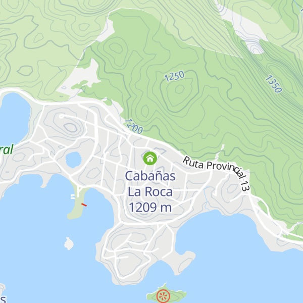 Map of Cabañas Viki