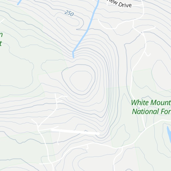 Map of Bald Hill