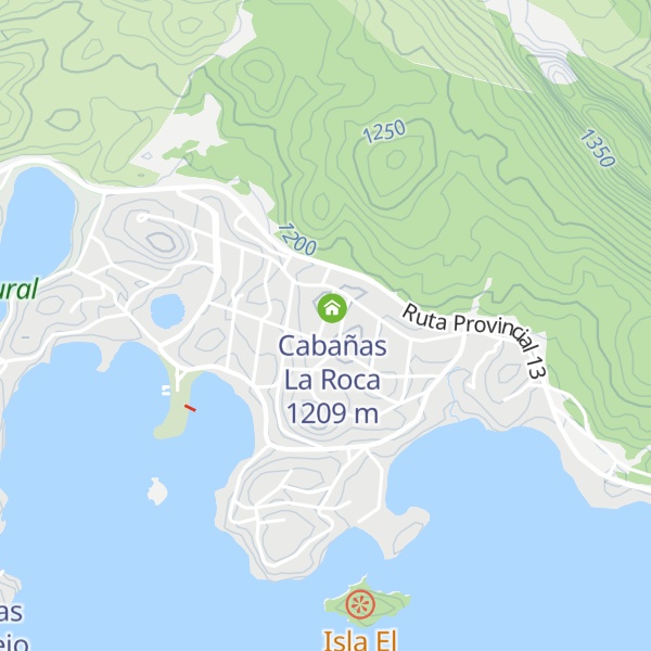 Map of Cabañas Fabiana