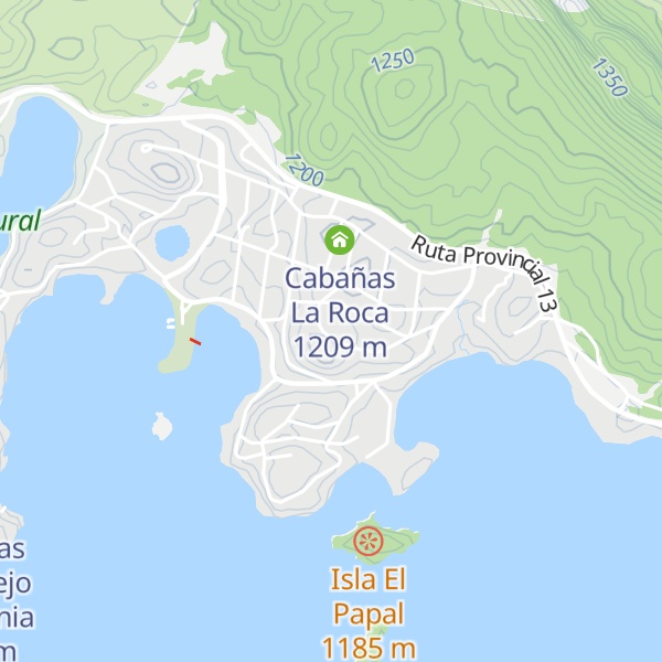 Map of Cabañas La Cueva Del Oso