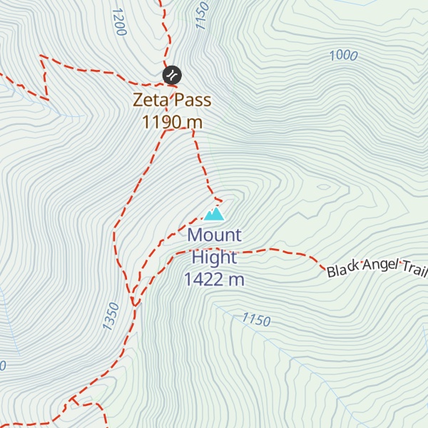 Map of Mount Hight