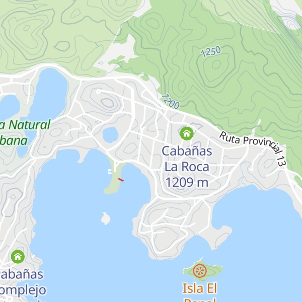 Map of Cabañas & Lofts Las Terrazas