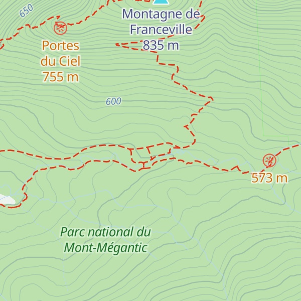 Map of Refuge du Ruisseau-de-la-Montagne