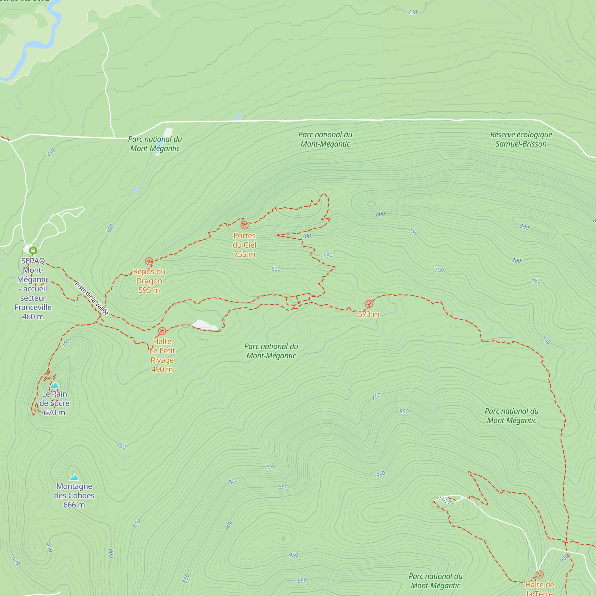 Refuge du Ruisseau-de-la-Montagne map