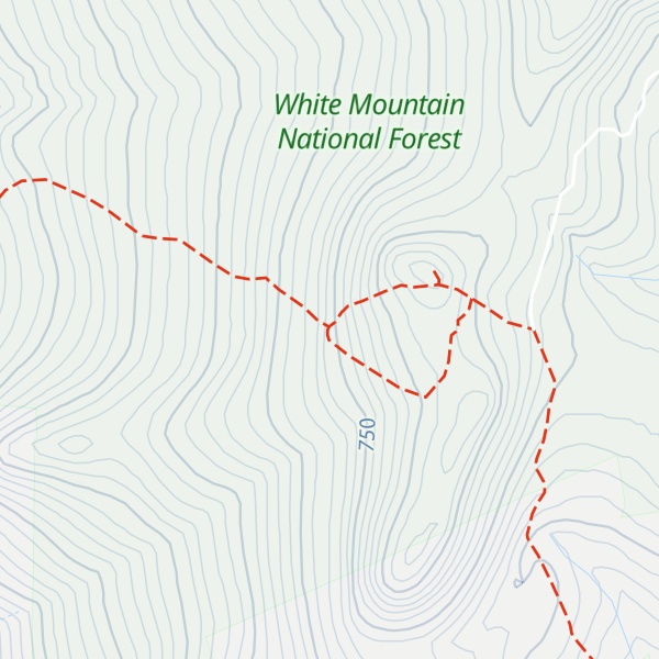 Map of Black Mountain Cabin