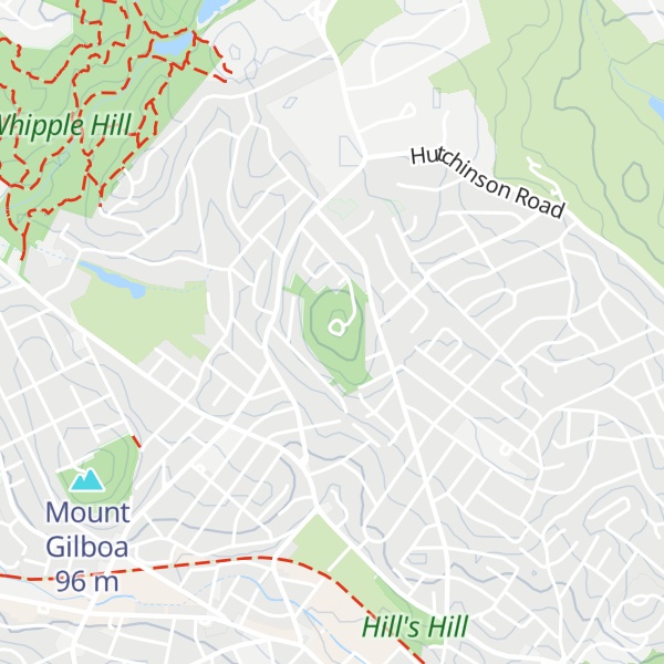 Map of Turkey Hill