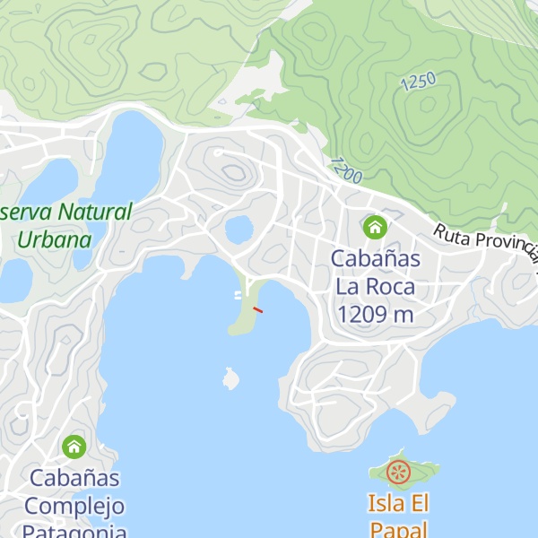 Map of Cabañas Paso De Los Andes