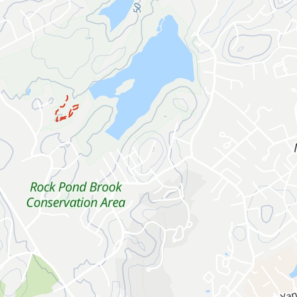 Map of Peach Orchard Hill