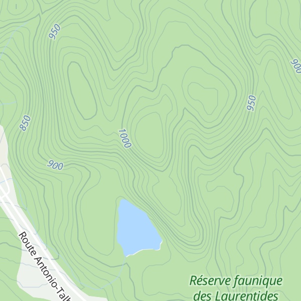 Map of Mont du Lac du Verrou