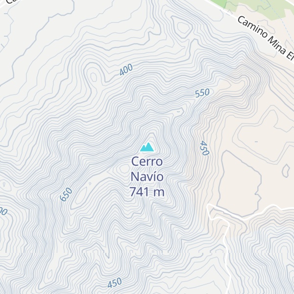Map of Cerro Navío
