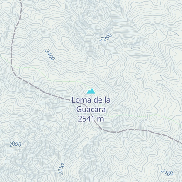 Map of Loma de la Guacara