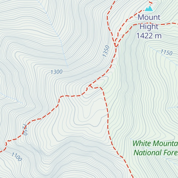 Map of Carter Dome