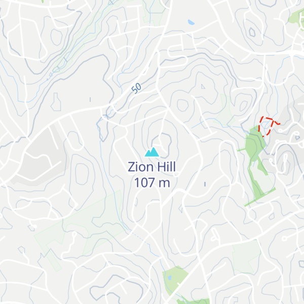 Map of Zion Hill