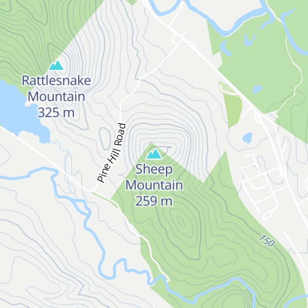 Map of Sheep Mountain