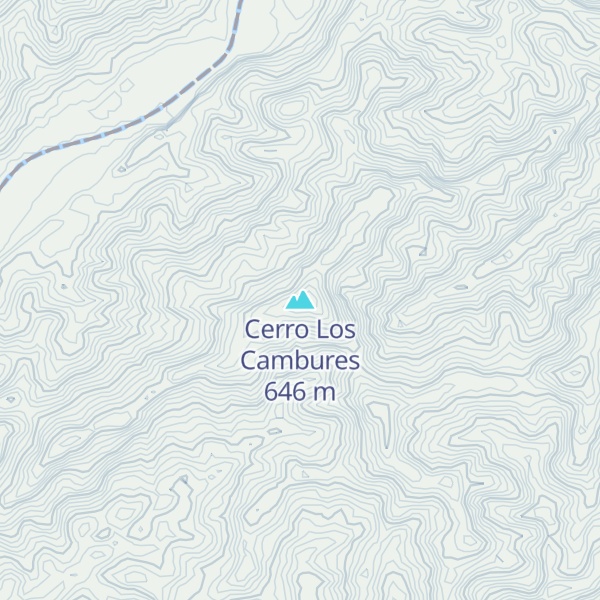 Map of Cerro Los Cambures