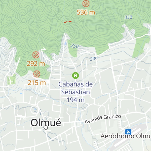 Map of Cabañas de Sebastian