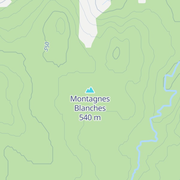 Map of Montagnes Blanches