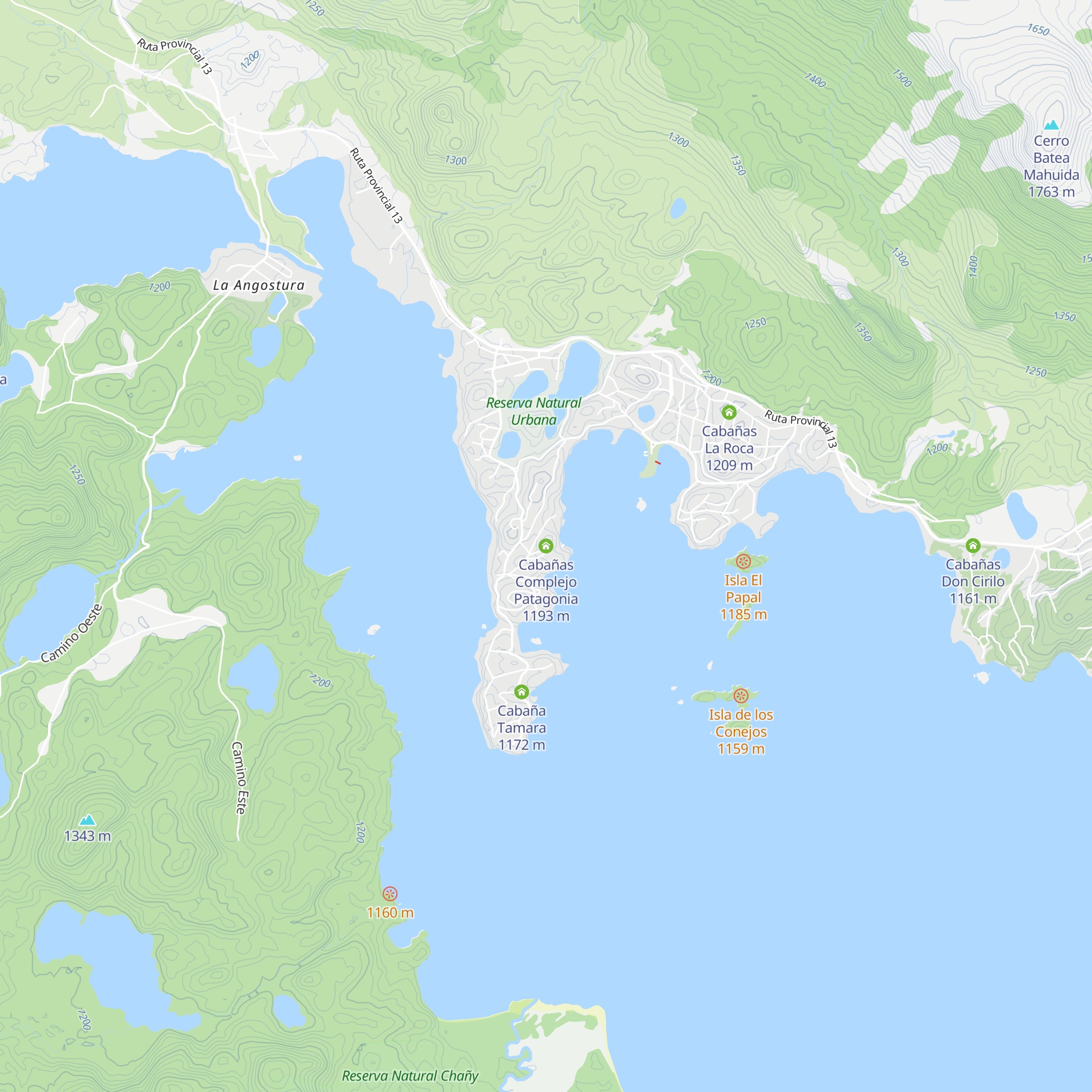 Cabañas Complejo Patagonia map