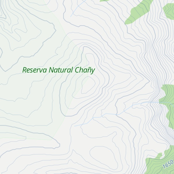 Map of Cerro Chañy