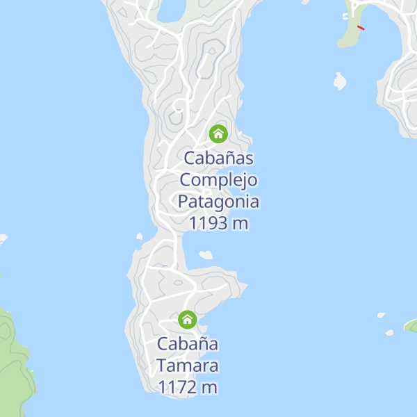 Map of Cabañas Altos Del Pehuen