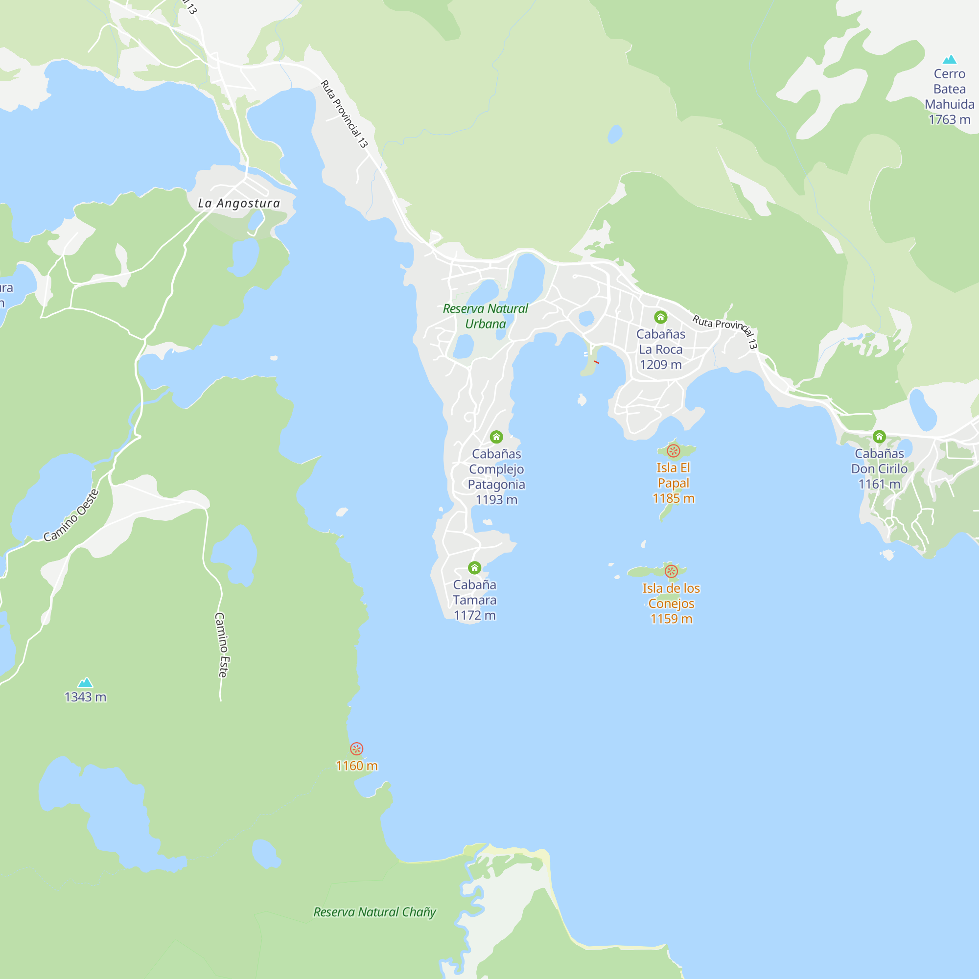 Cabañas Altos Del Pehuen map