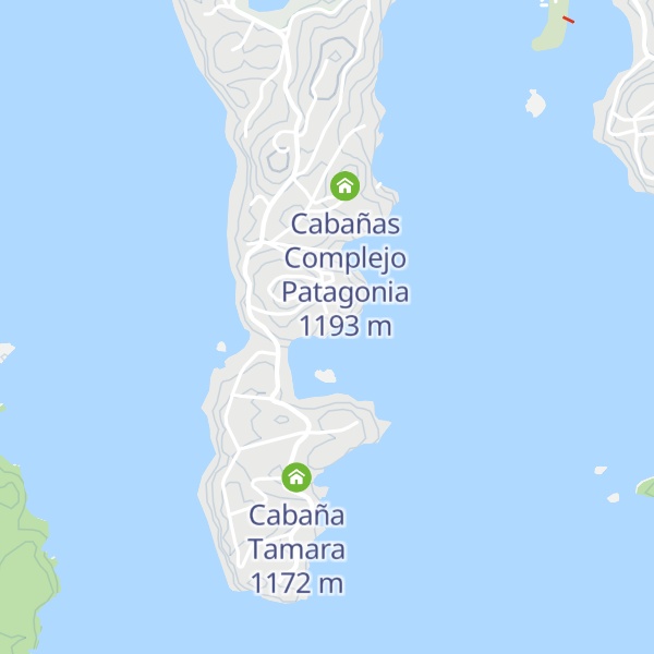 Map of Cabañas Complejo Lago Aluminé