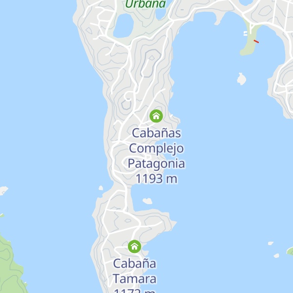 Map of Cabañas El Rosedal