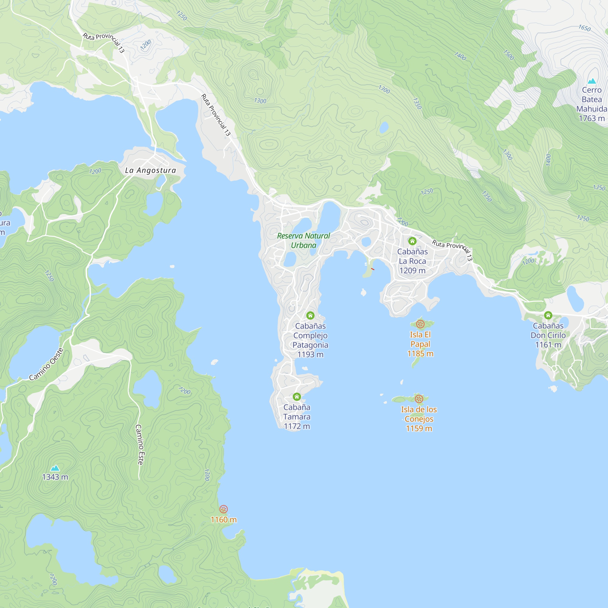 Cabañas Y Posada El Solar del Mahuida map
