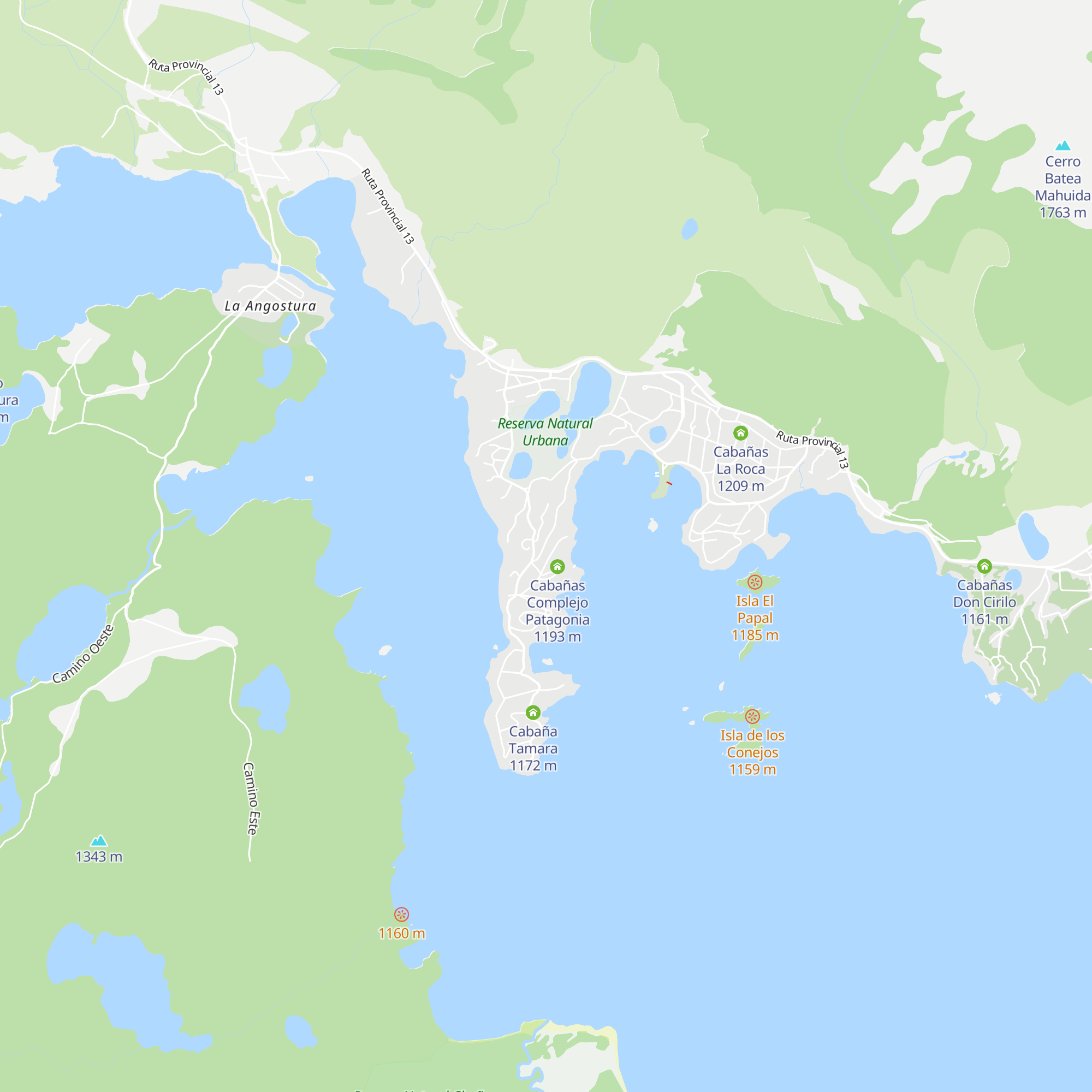 Cabañas Y Posada El Solar del Mahuida map