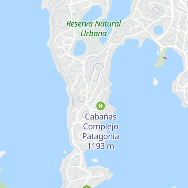 Map of Cabañas Y Posada El Solar del Mahuida