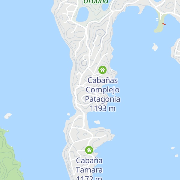 Map of Cabañas Poniente Imponente