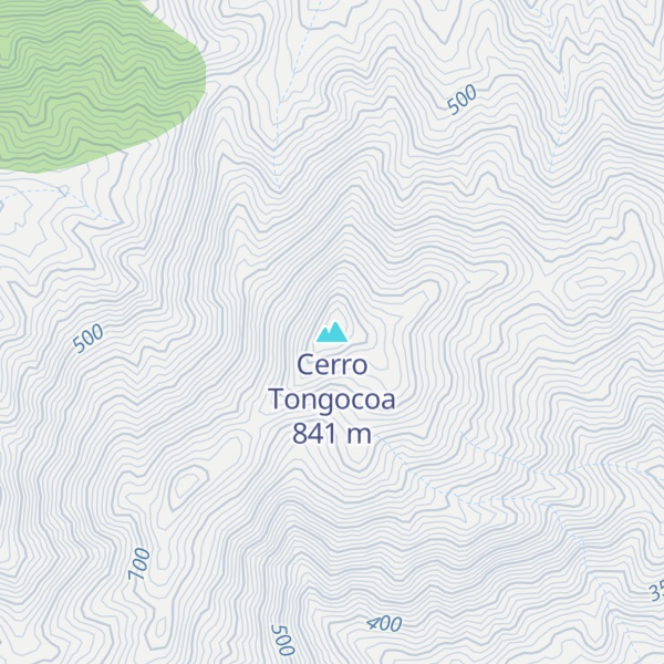 Map of Cerro Tongocoa